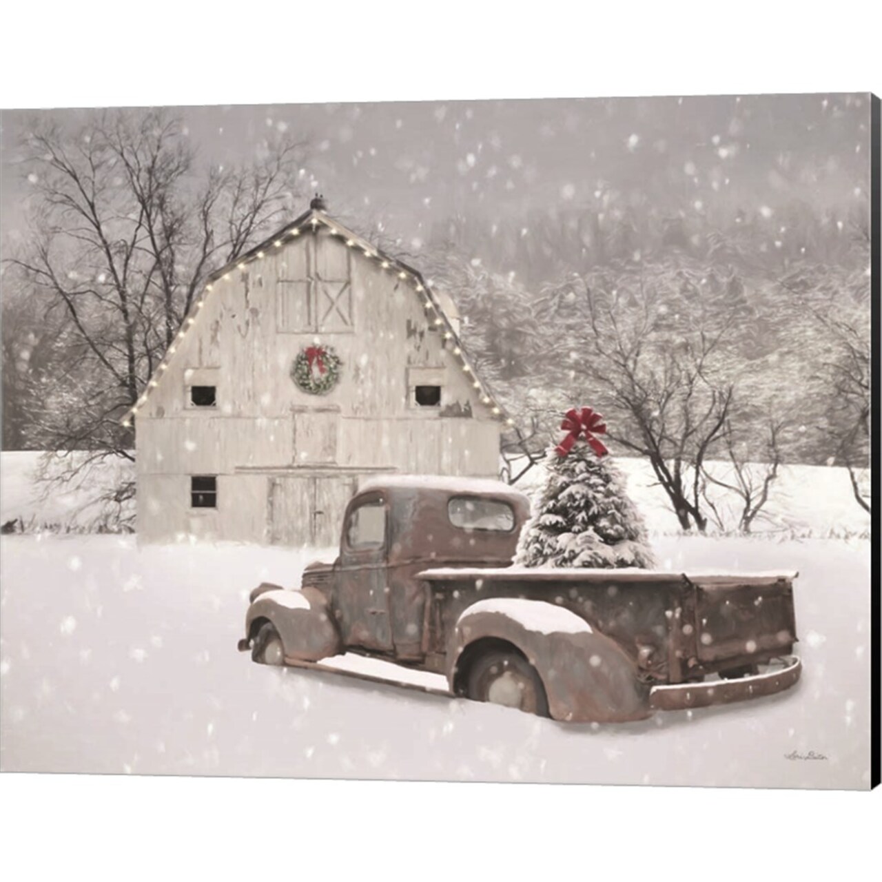 Whisper of Christmas by Lori Deiter 20" x 16" Canvas Wall Art